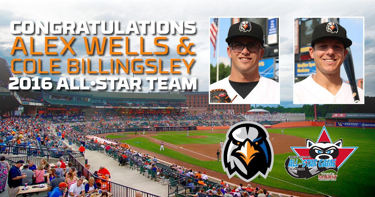 IronBirds's tweet photo. Join us in congratulating @wellzy97 and @CBillingsley_ who will play in the New York-Penn League All-Star Game! https://t.co/n0n7kXdo5K