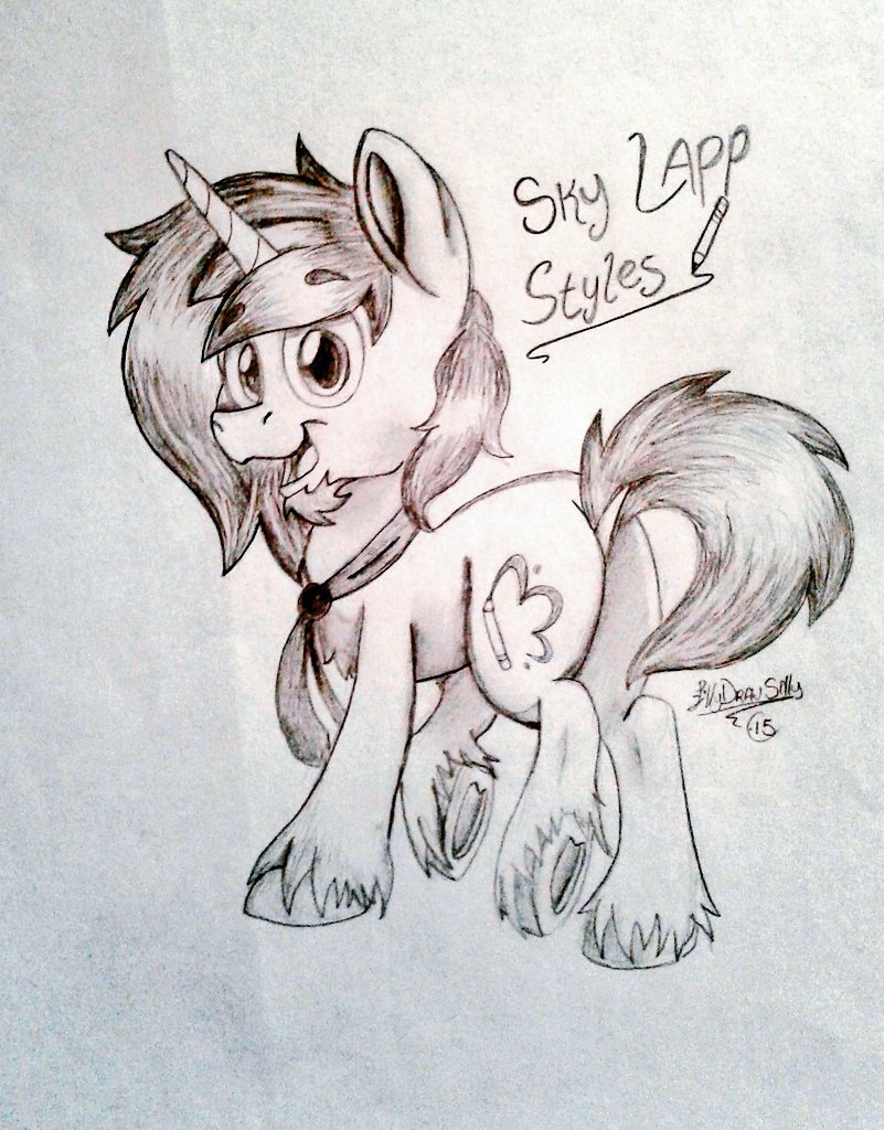 XyvernArts's tweet image. I found that old doodle I made for @SkyLapp_Styles