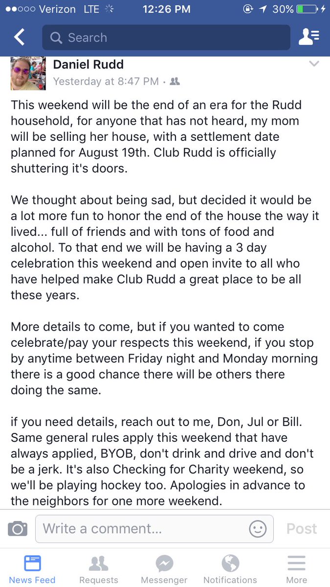 DonaldsBBQ's tweet photo. As #clubbrudd is set to close its doors we receive one last message from our fearless leader. #clubrudd4eva https://t.co/hcLxUzrcPz