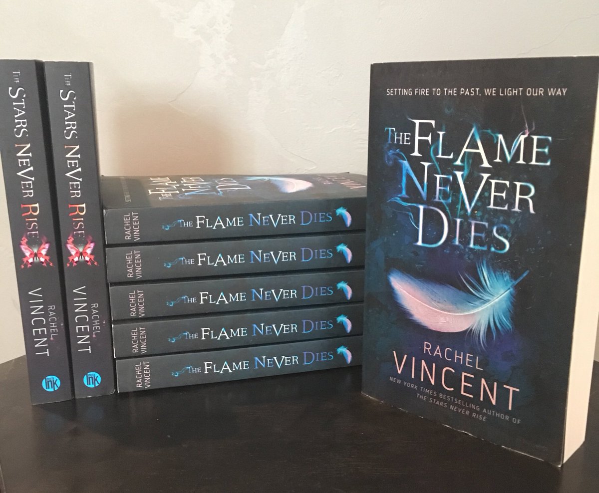 My British editions of THE FLAME NEVER DIES have arrived! Aren't they gorgeous!?! Thanks <a href="/MIRAInk/">MIRA Ink</a> !