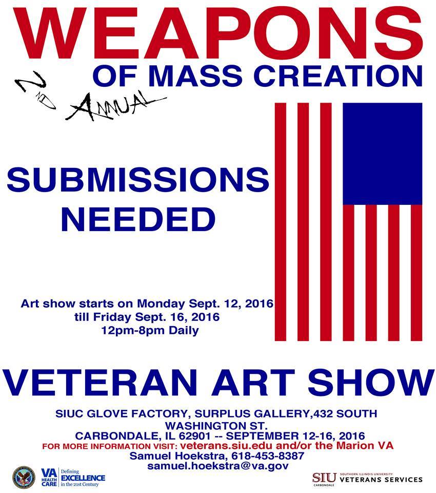 Submissions Needed for large Art Show in area @cdalechamber @thesouthern @dailyegyptian @SalukiDawgPound #ArtShow