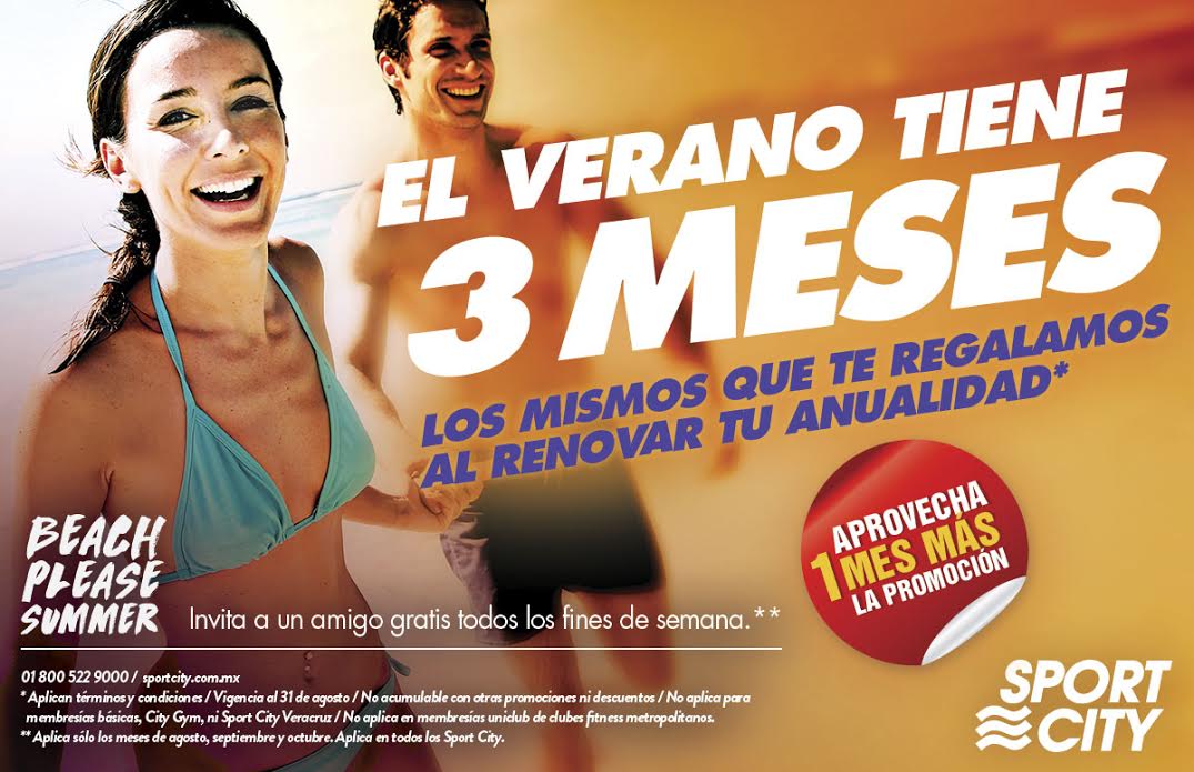 alexviadas's tweet photo. Ya conoces la promoción #BeachpleaseSC? Asiste a cualquier club de @sportcity_mx para que te den informes. https://t.co/LZvKt4hFWt