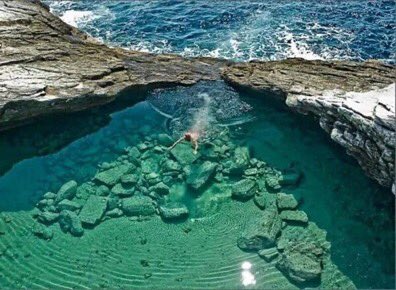 naturenchill's tweet photo. Natural hidden pools are incredible 😍🌊 https://t.co/MDsuzee5AE