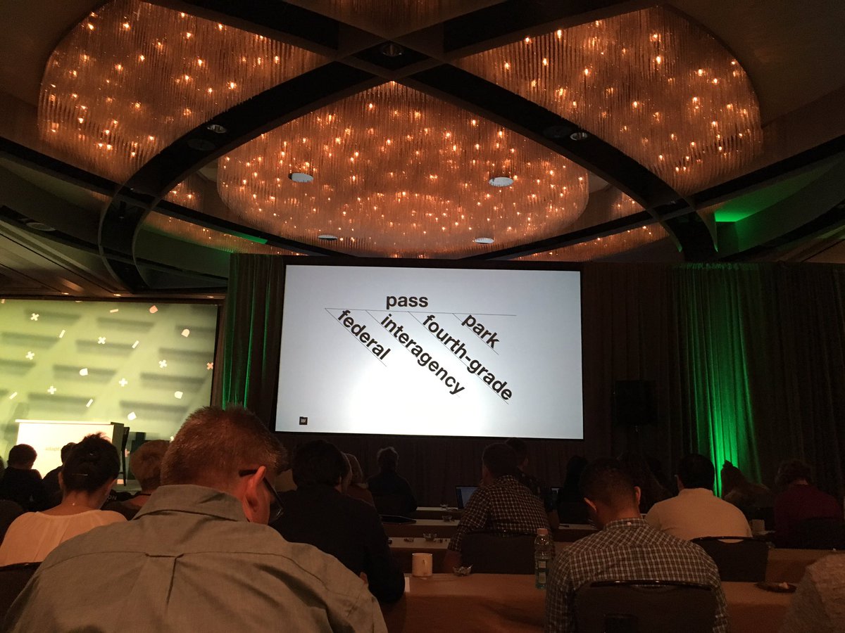 flicjade's tweet photo. Emileigh Barnes talking about my pet peeve: terrible copy writing = terrible user experience #UXWeek16 https://t.co/KVTHqNKZI4