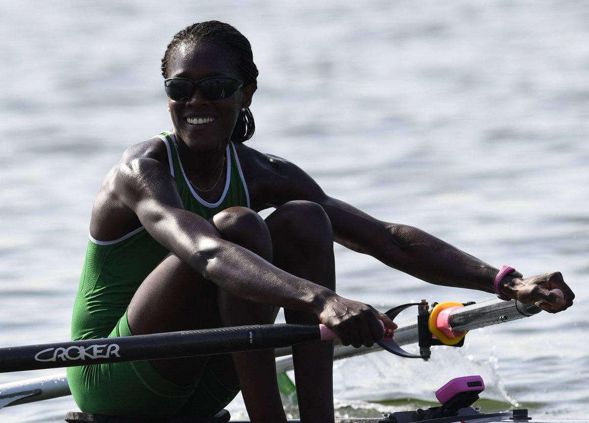 cnnsport's tweet photo. Nigeria's first ever Olympic rower makes history to reach single sculls semifinals: https://t.co/1v10hA5UNQ #NGR https://t.co/HnZwpuaLy3