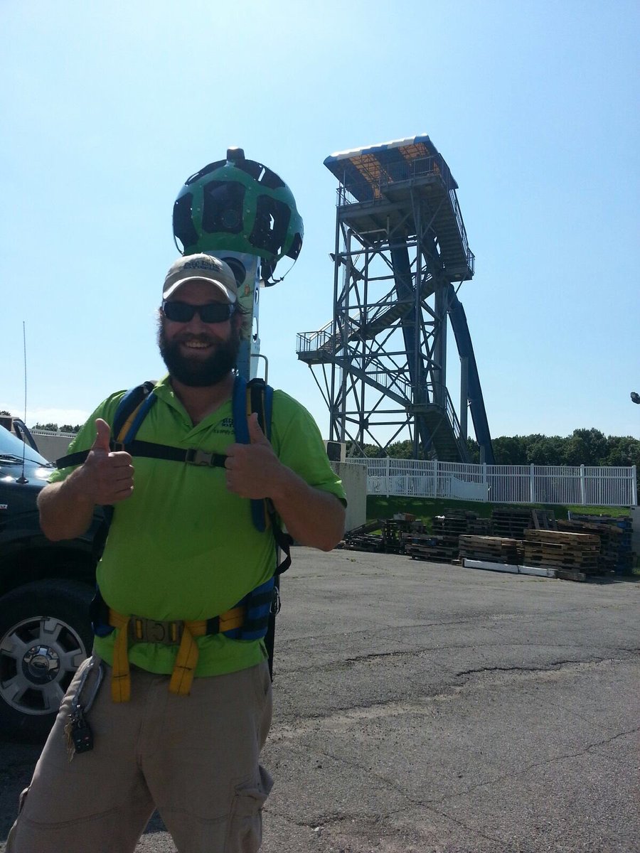 Lakecountyparks's tweet photo. #indianagoogletrekker visited @Deep_River this weekend. Trekking the waterpark? Simply #splashtastic! @INParkandRec https://t.co/KgEayCOjOj