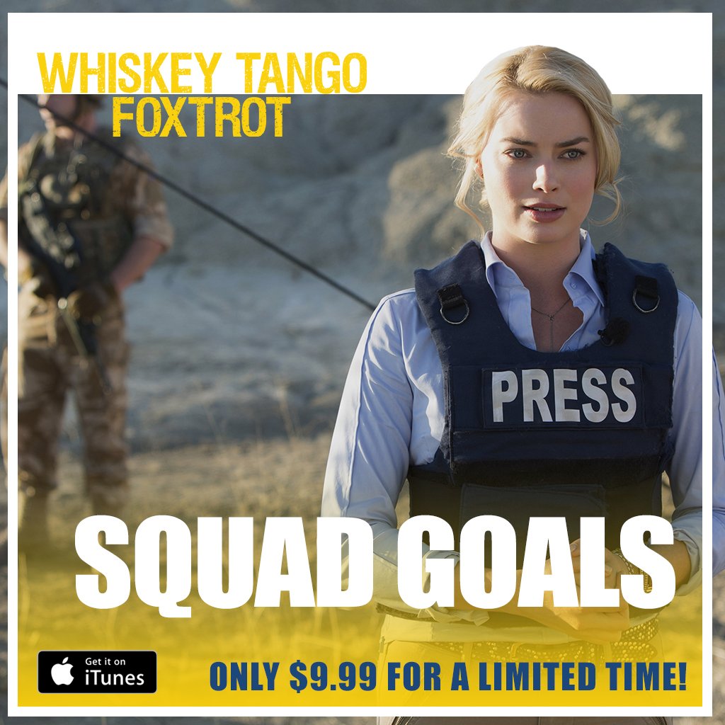 WTFTheMovie's tweet photo. See @MargotRobbie and #TinaFey in #WTFMovie, now on @iTunes for only $9.99! https://t.co/Eqm6bSiRfS  #SquadGoals https://t.co/jwvG3f3ETq