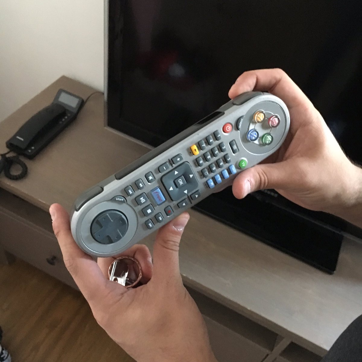 Seapeekay's tweet image. Our to remote is also a games controller ????