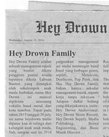 Ayo kenali <a href="/HeyDrown_/">HEY DROWN</a> Selebihnya . Rangkuman SekilaS dari mediaa Social . <a href="/heyindie_/">HEY INDIE LABUAN</a> <a href="/InfoLabuan/">Info Labuan Banten</a>.