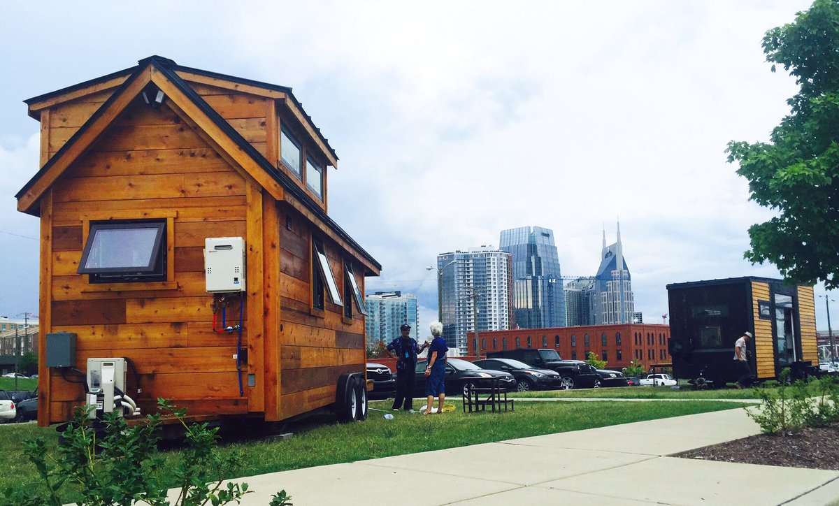 We had fun seeing the #TinyHomes from NewFrontierTinyHomes.com while at <a href="/Entrecenter/">Nashville Entrepreneur Center</a>!
Open House Thursday @ 5:30!