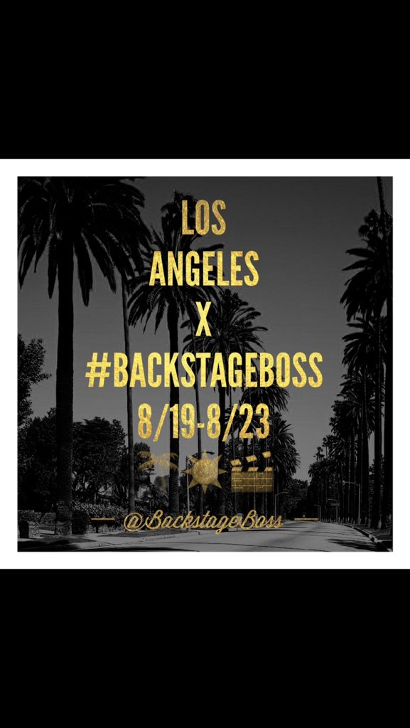 1BackstageBoss's tweet photo. #LosAngeles I'll be in your city from
8/19-8/23 Book #BackstageBoss to style your next project! #FashionStylist https://t.co/kqoGuQDyMS