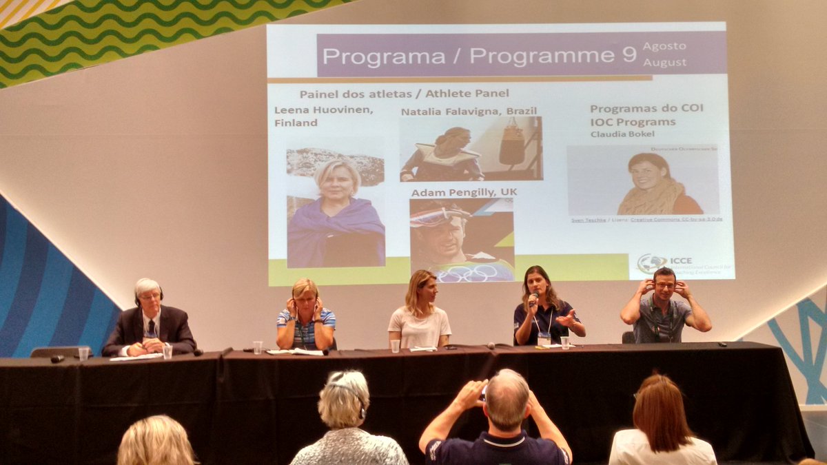 ICCE_coaching's tweet photo. Great first day #GCH2016 #Rio2016 200+ coaches sharing knowledge and making connection and great speakers https://t.co/0266mtSawY