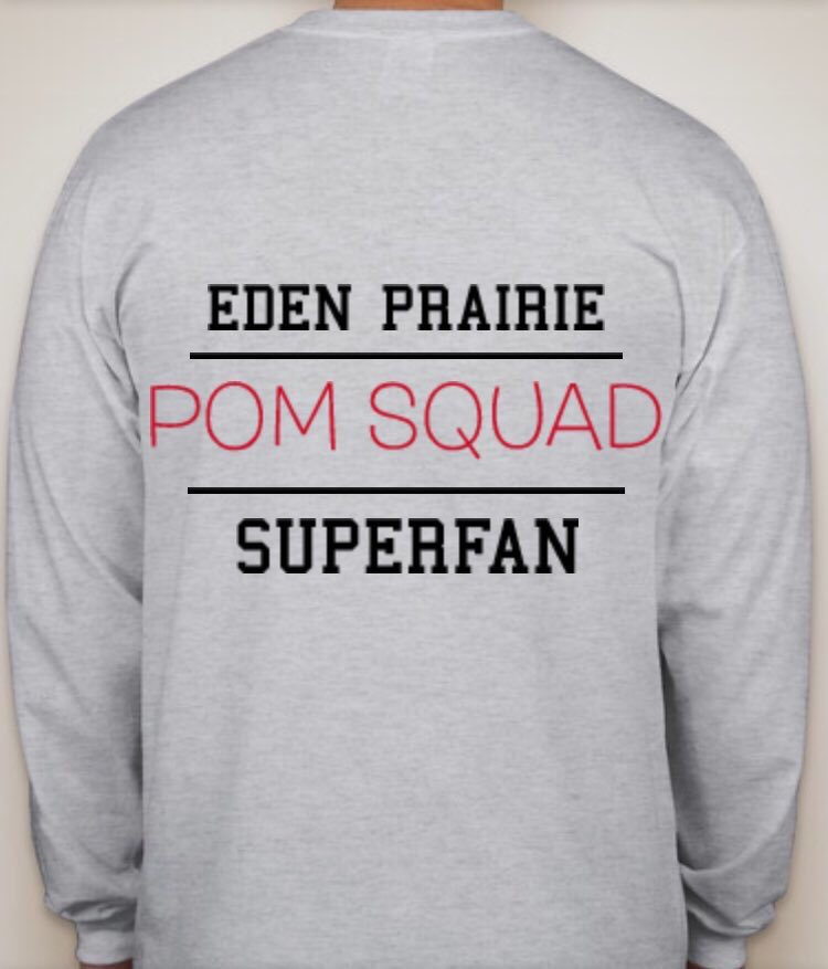 n_leunig's tweet photo. Text or DM if you want a Pom Squad superfan shirt!! $15 for long sleeve, $10 for short sleeve :)) https://t.co/jBR24mlJ0z