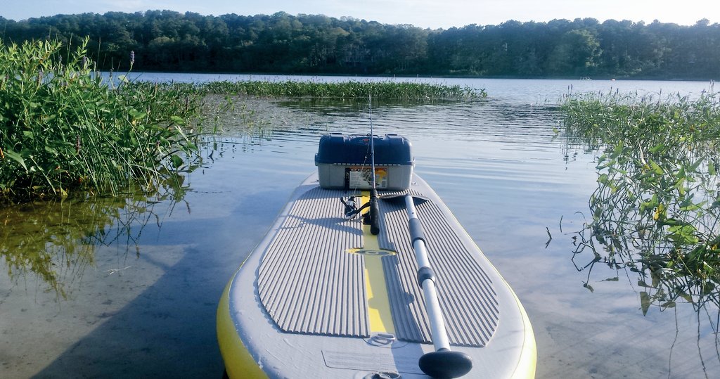 VelOutdoors's tweet photo. Bass fishing on the SUP Boards on Pilgrim Lake #CapeCod https://t.co/lZLXTm6BY0