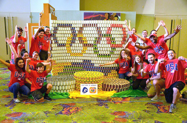 #CANstruction  was a so fun thanks team <a href="/Sundt/">Sundt Construction</a> <a href="/MBJEng/">MeyerBorgmanJohnson</a> <a href="/HDRarchitecture/">Architecture at HDR</a> <a href="/coreslabariz/">Coreslab Arizona</a> go USA!