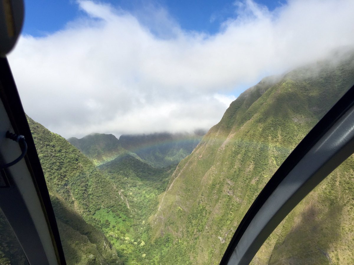 jackiemananquil's tweet photo. Mahalo, #Maui @MaverickHeli for the #MolokaiVoyage #Tour and safe #FirstHelicopterRide! #WestMauiForestReserve https://t.co/nmtaG0A5oZ
