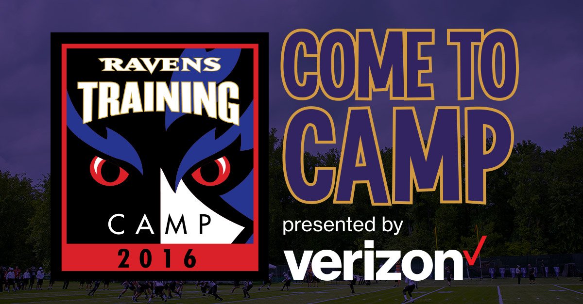 Ravens's tweet photo. Want to come to camp this Sat. at 9am? We have some passes for you! 

RT and we'll randomly select winners. https://t.co/UtR6otE4Vr