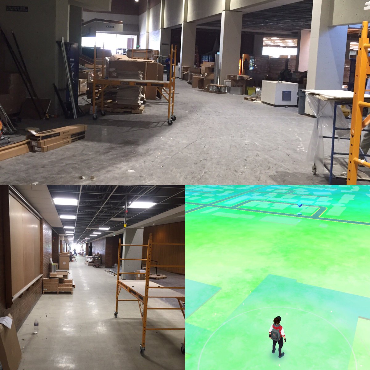 GraniteSchools's tweet image. No #Pokemon at @CottonwoodHS but still some ongoing projects. #lotsofworktodo