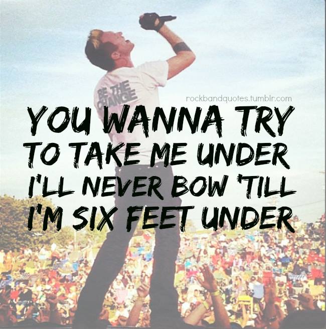 OfficialTFK's tweet photo. I'll never bow 'till I'm six feet under. https://t.co/jF6UHy7UiW