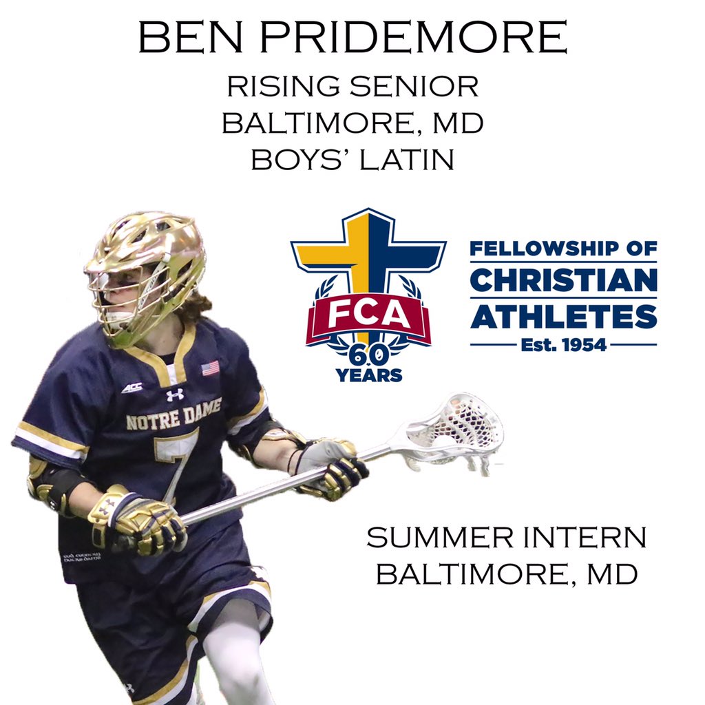 NDlacrosse's tweet photo. After interning last summer in commercial real estate Ben coached for @FCA_MD_Lax in June &amp; July @NDLaxExperience https://t.co/Mf8r4PgNT8