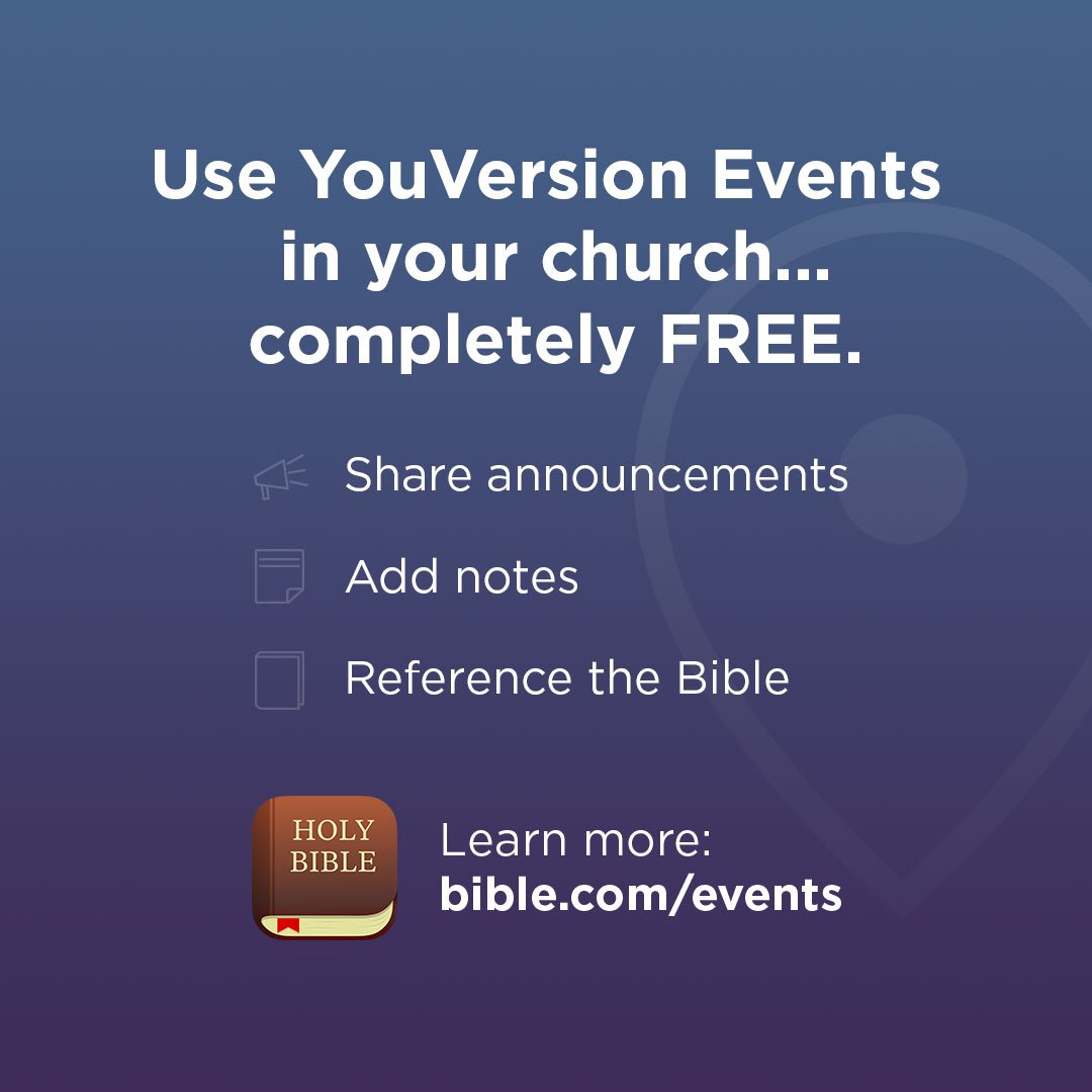 PinkDiva96's tweet photo. Use YouVersion Events at your church—completely FREE! https://t.co/QaHJbwHiCW https://t.co/imf2IM1JJo