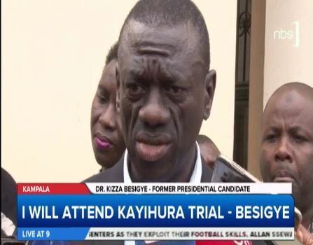 Fireliglntfi's tweet photo. Dr Kizza Besigye to attend IGP's trial tomorrow: "Those who've been harassing us are appearing in court." #LiveAt9 https://t.co/89HWdLzVVL