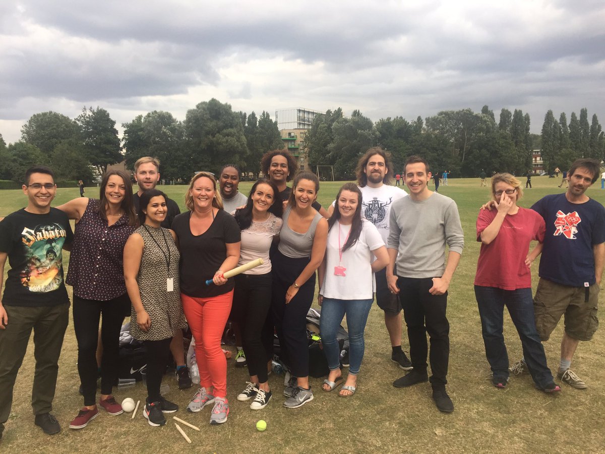 BroadbeanGlobal's tweet photo. Epic team Rounders / soft ball sort-of  game #BushRules #EggsBeatBacon https://t.co/Z8yPG23zEn