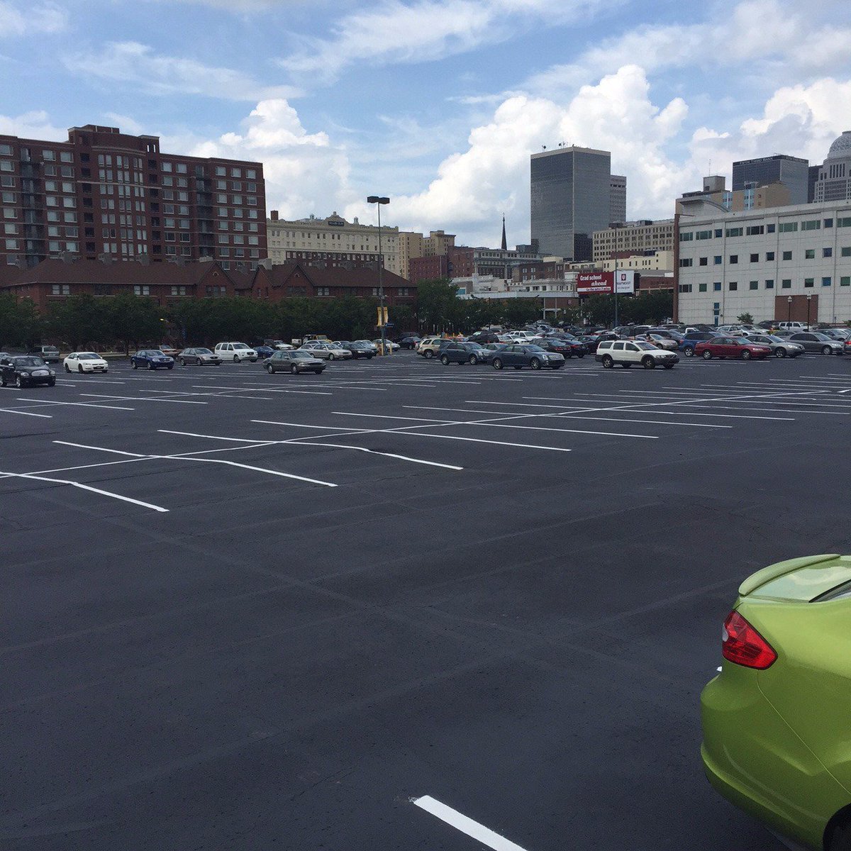 Spot the difference: something has changed with our main student lot. What is it?? #changes #back2jctc