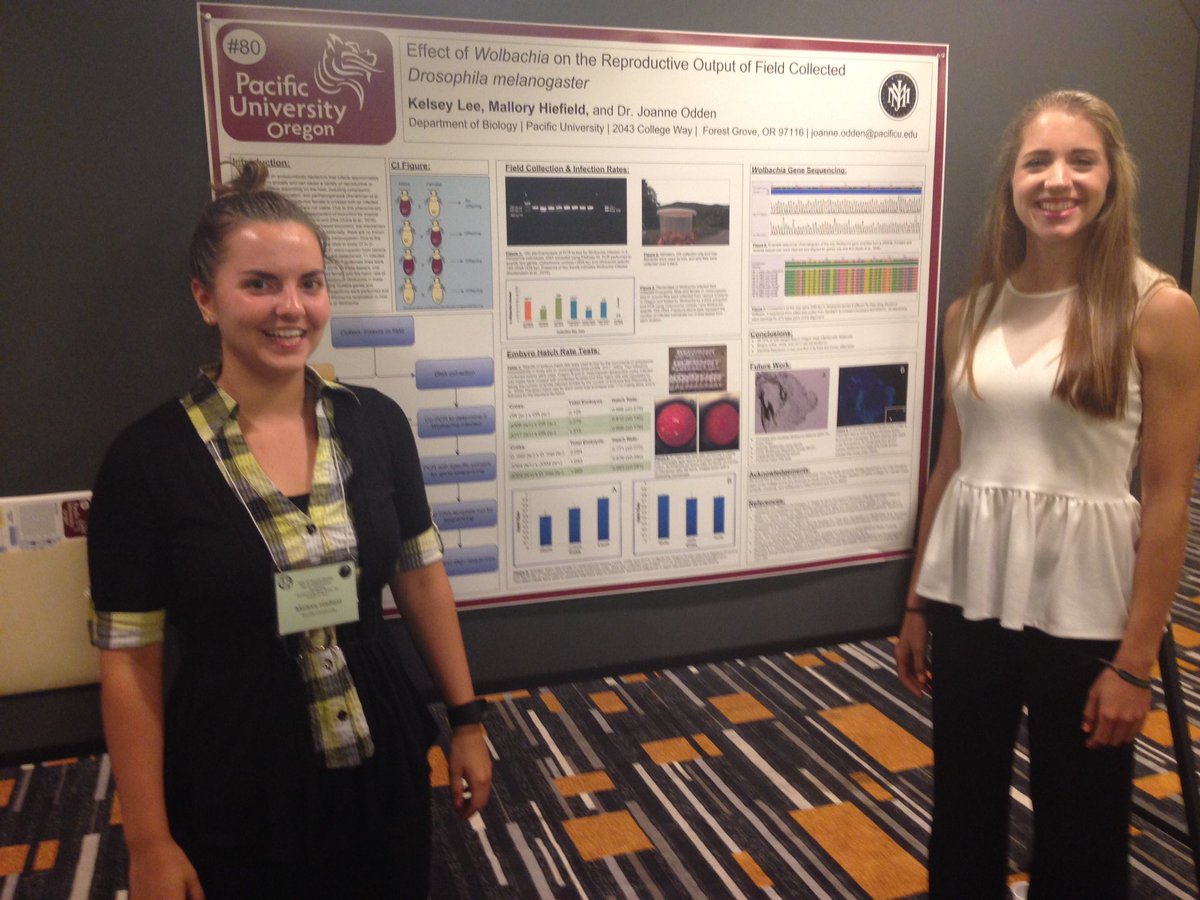 joanne_odden's tweet photo. Kelsey Lee '17 and Mallory Hiefield '17 present their original research at Soc Dev Bio #PacificUBiology #2016SDB https://t.co/u5mHk0pXP5