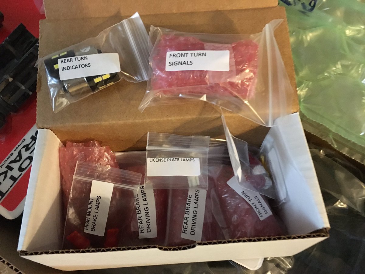 motorator's tweet photo. A box of fresh new accessories for my red #mustang #cobra from #DrakeMuscleCars #DrakeAutomoiveGroup #ScottDrake https://t.co/e1t4ZkyTcc