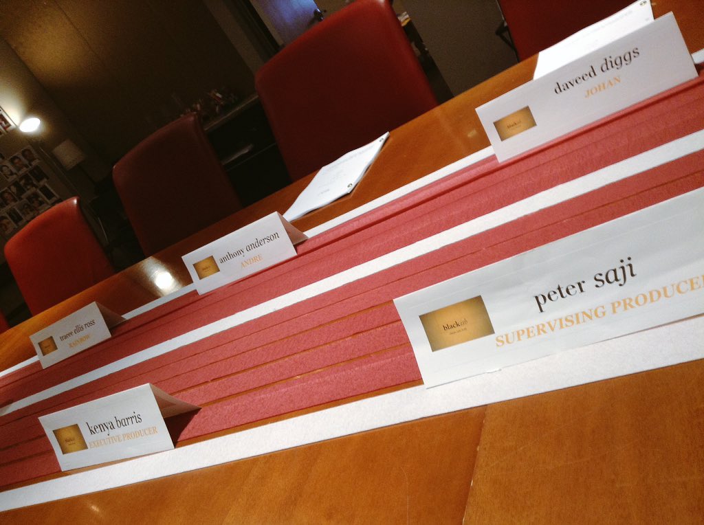 Crew_ish's tweet photo. Another day, another table read! Are you ready @BlackishWriters @funnyblackdude @anthonyanderson @MisterSawgee https://t.co/14yCPPw8VG