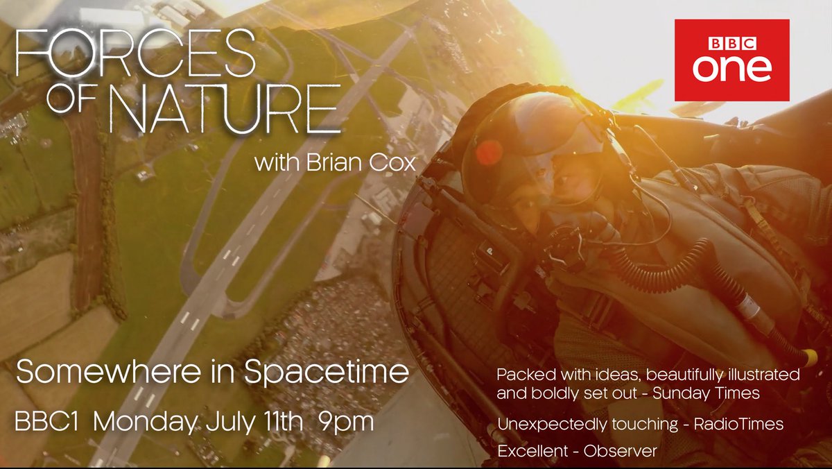 stevecoots's tweet photo. 1 day left to catch #ForcesOfNature #SomewhereinSpacetime with @ProfBrianCox on BBC iPlayer https://t.co/hqS1SUVuwH https://t.co/atGTQx3HEa