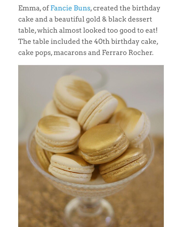 How amazing are these gold macarons by <a href="/FancieBuns/">FancieBuns</a> #HampshireHour <a href="/HampshireHour/">HampshireHour</a>