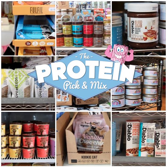 proteinpow's tweet photo. Got a chance to visit @ProteinPicknMix today!!! Check out the pics: https://t.co/NiKyqO8KC2 SO MUCH AMAZING STUFF! https://t.co/0xTQJD1w0g
