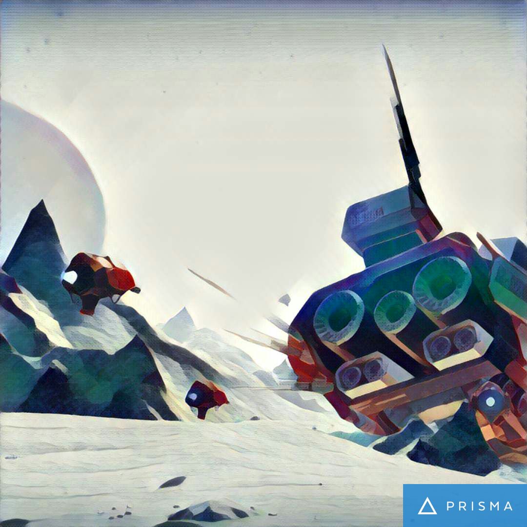 GamesArtDE's tweet photo. #NoMansSky meets #Prisma
#PlayWithPrisma https://t.co/HlG6rvnk5o