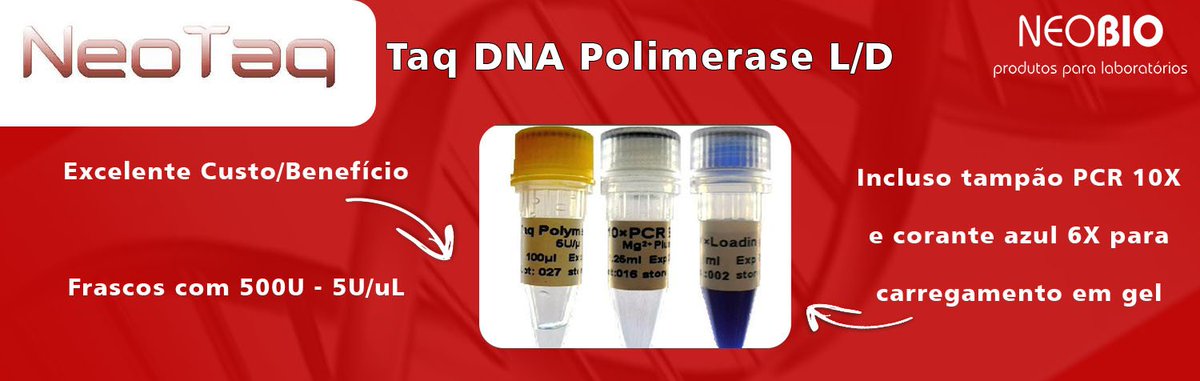 NeobioProdutos's tweet photo. Taq DNA Polimerase
Orçamentos: (14)3882-3343
https://t.co/4loaSIBgw2
Twitter: @NeobioProdutos https://t.co/lTgSa96TFA