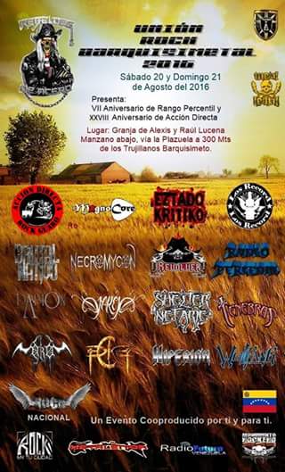 cheococuy's tweet photo. #RangoFest sabado 20 y domingo 21 de agosto! Asiste!! @metaleterno @MetalLethalWeb @rangopercentil @pigproduccion https://t.co/CgS1Xgza4Y