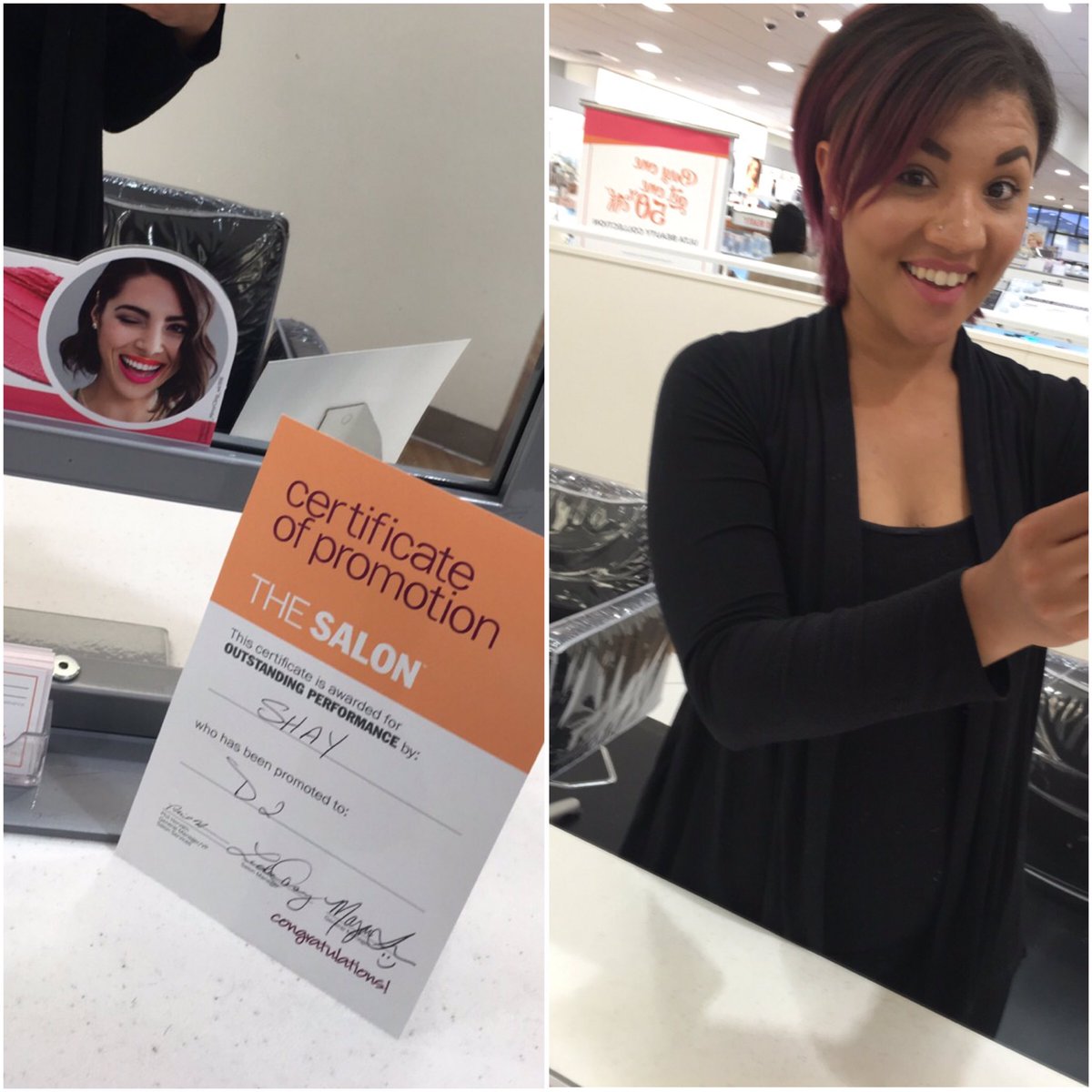ssportfolio's tweet image. Level jumped from a designer 1 to a designer 2 🎉🎊 June, 9th 2016. #UltaBeauty #redken #leveljump #promotion