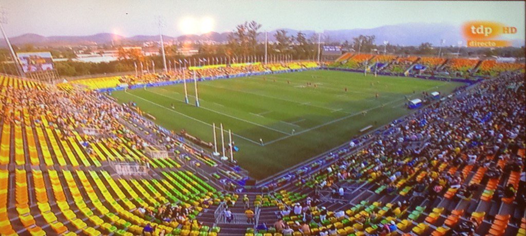 NeverEmptyApp's tweet photo. #Rugby7s Aus-Esp #Rio2016 #UnaMierdadeAsistencia https://t.co/4A4SnYY6tB