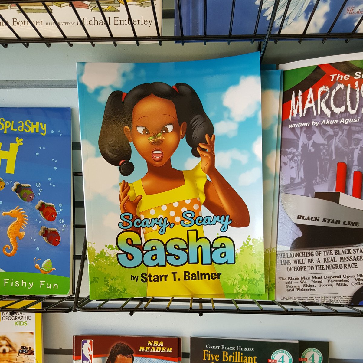 PremierEditing's tweet image. Scary, Scary Sasha now available at Juice-C-Juice Books &amp;amp; More in Carson, CA! #scarysasha #birdslove #readingisfun
