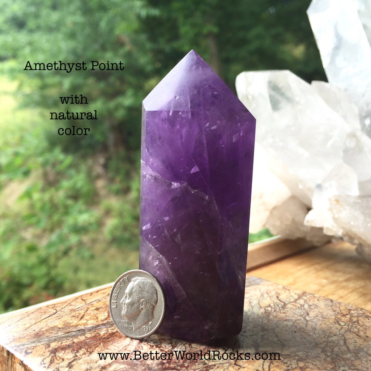 BetterWorldRock's tweet photo. LOVE this Amethyst Cathedral! The purple is natural and I can't get enough! #amethystpoint #altarstone #crystal https://t.co/S4TtUqfPqu