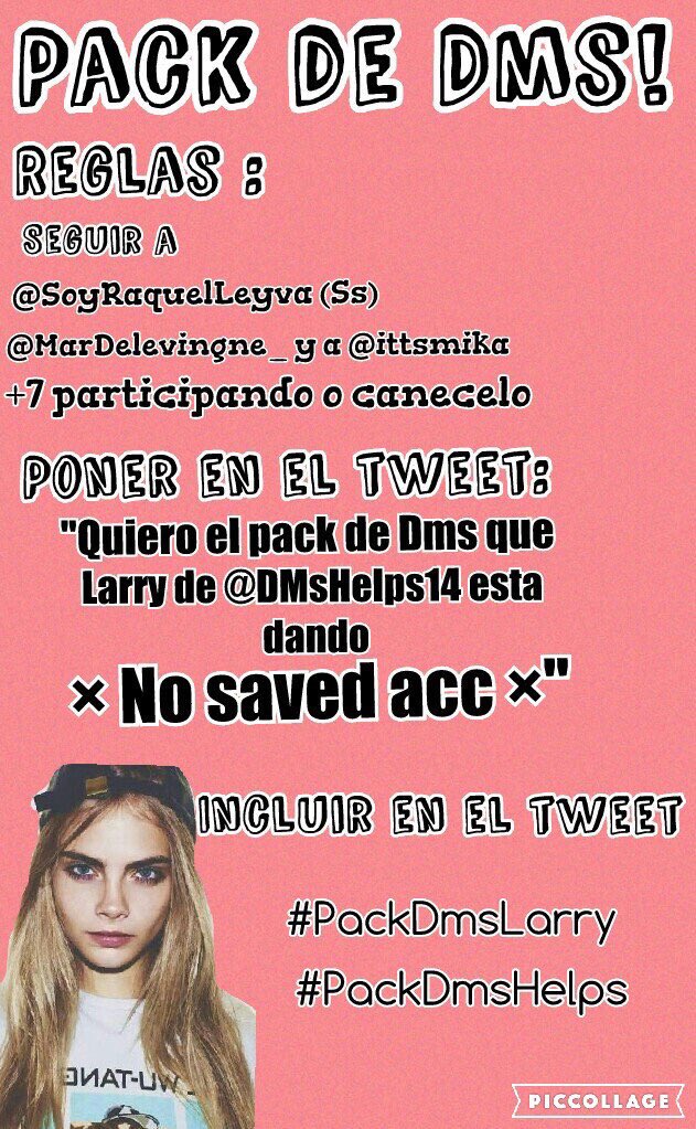 directioner_739's tweet photo. Quiero el pack de Dms que Larry de @DMsHelps14 esta dando. RT por favor 
❌No Saved acc❌
#PackDmsLarry
#PackDmsHelps https://t.co/R9yzFmZ8ZG