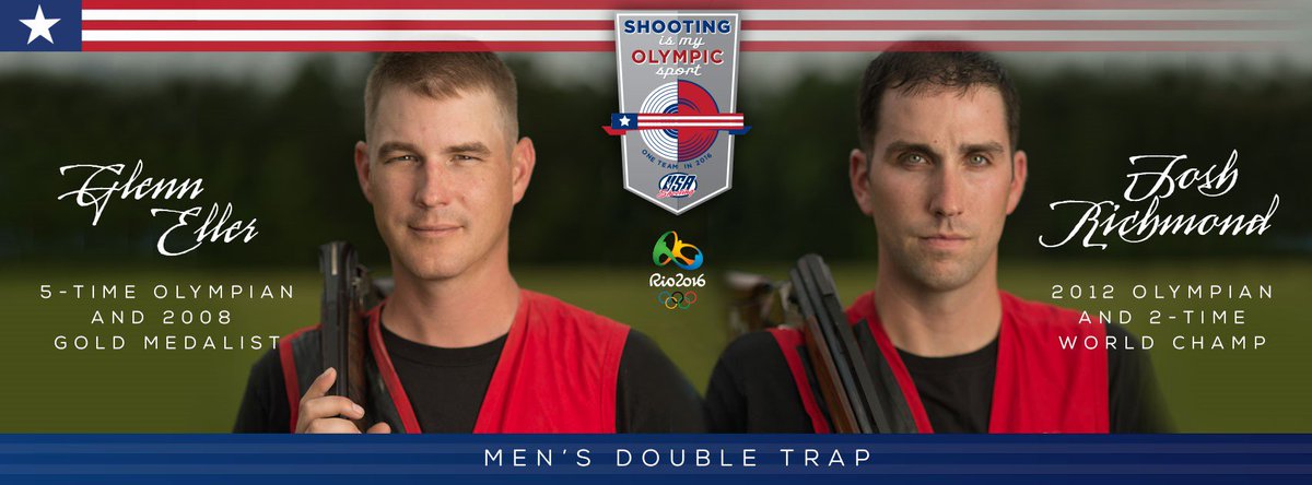 USAShooting's tweet photo. About to be a Double Trap Day of Reckoning unleashed in Rio Wednesday. Don't miss it. Medals In Sight. #USA #TeamUSA https://t.co/0Trfu8VZOV