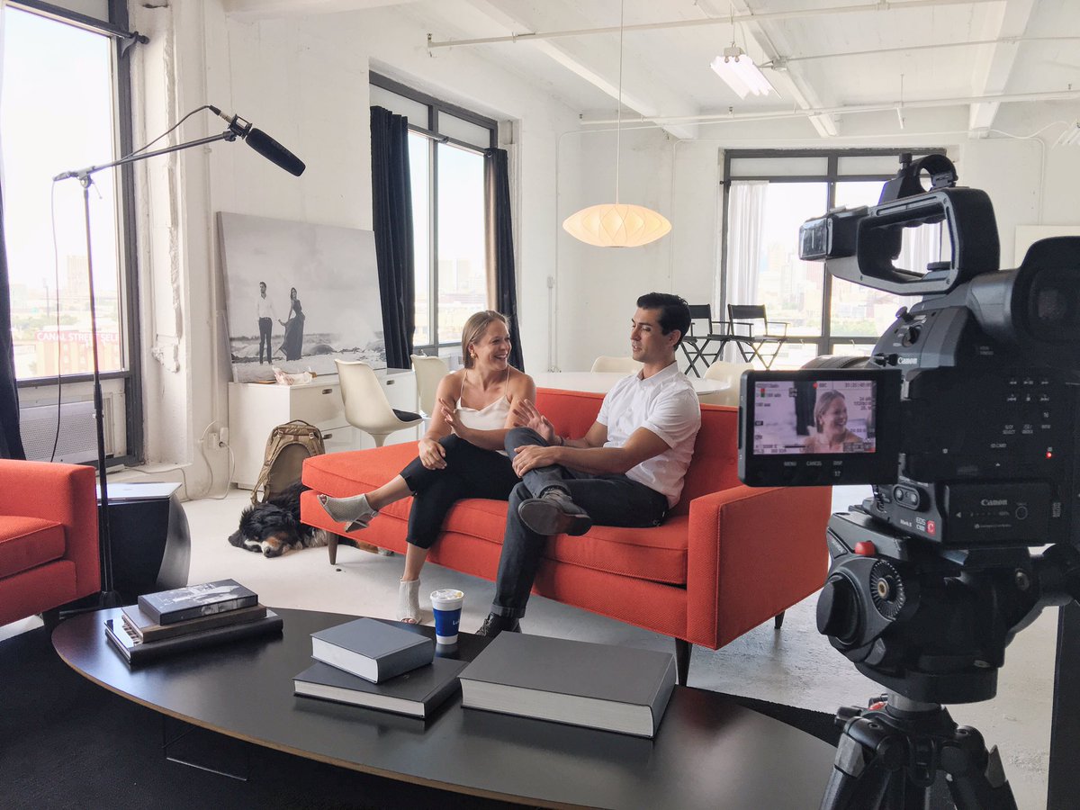 We_Create_Media's tweet photo. On set with our friends at StudioThisIs today #bts #onset https://t.co/vQTZdi8uTA
