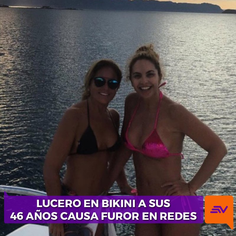 EcEstadio's tweet photo. #FOTO La espectacular figura de Lucero en traje de baño a sus 46 años  https://t.co/kbXjMjXVwx https://t.co/xeX3I6PDjS