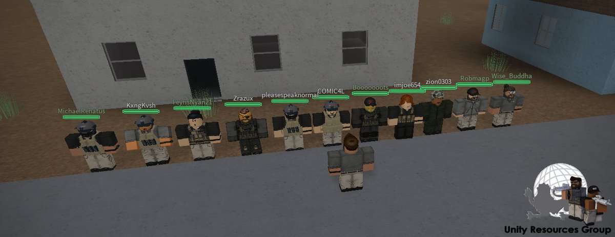 UnityGroupRBLX's tweet image. Complex training and exercises with Unity today going very smooth. #UnityResourcesGroup #ROBLOX