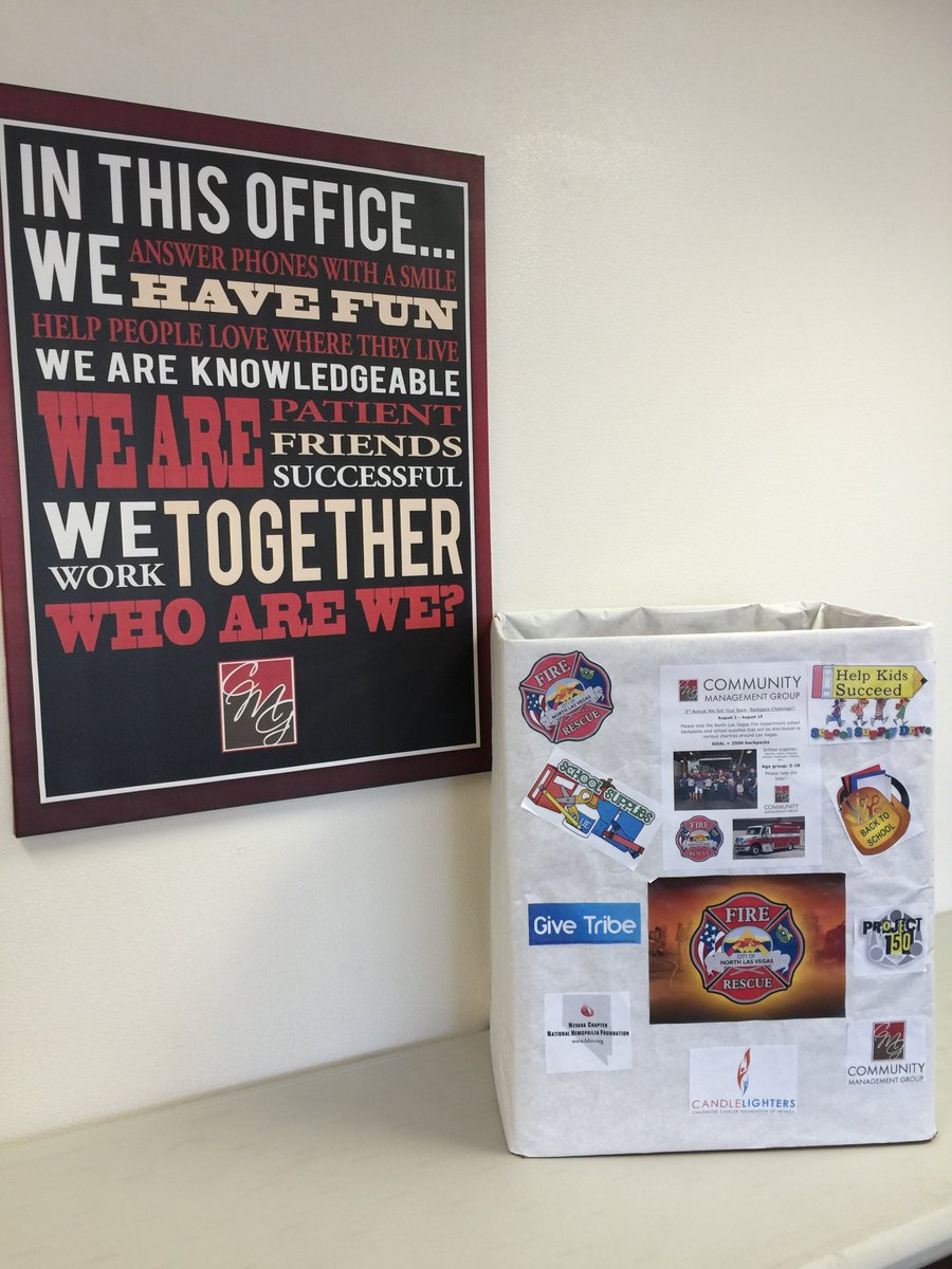 CMGhoa's tweet photo. CMG is proud to be a drop-off location for the 3rd Annual #BackpackDrive! Help by donating #school #supplies today! https://t.co/Osfnh3wwtw