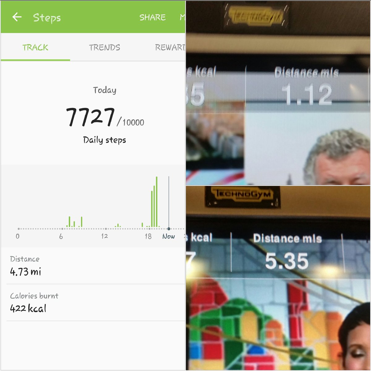 michelle_hunter's tweet photo. #bco2rio 11 miles today = 5 miles walked and 5 miles biked &amp; 1 mile run at the gym this morning https://t.co/sBz8xOxYTN