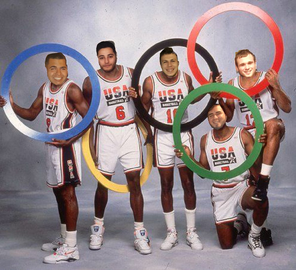 Tsalzz's tweet photo. DREAM TEAM '94 #barA #beattheclock 🇺🇸🇺🇸🇺🇸 @Suppa87 @briancohen8 @theOnlySeBaS @PeterBosco3 https://t.co/2T818rZCkn