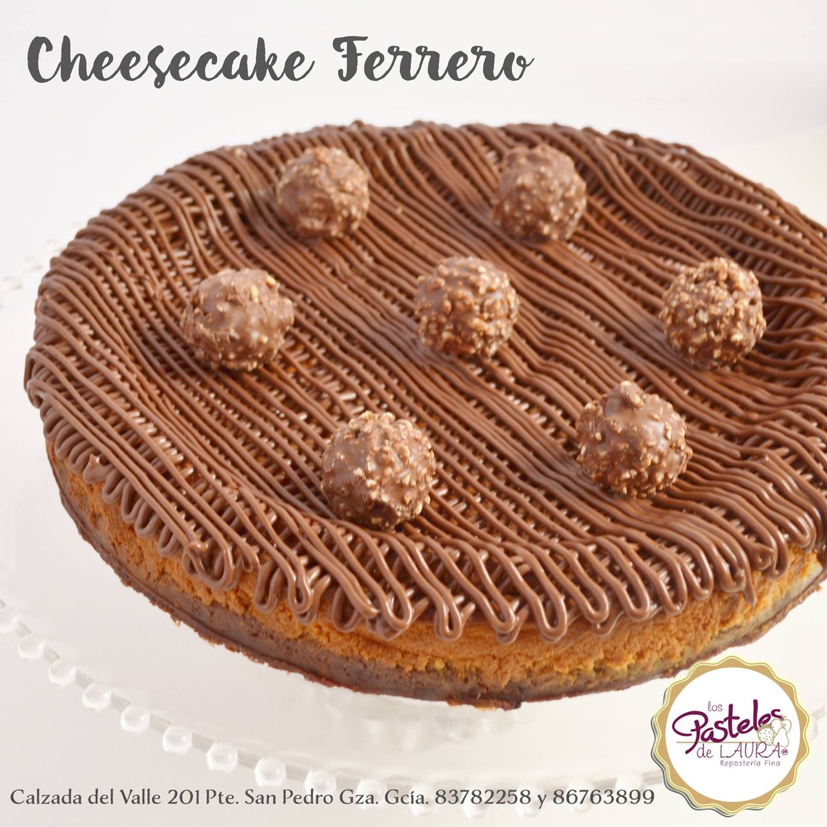 LPdLmx's tweet photo. Cheesecake ferrero https://t.co/VGWInSHOHp / #LosPastelesdeLaura #pasteleria #ordenaenlinea #cheesecakeferrero #mty https://t.co/SxZaUOXUlQ